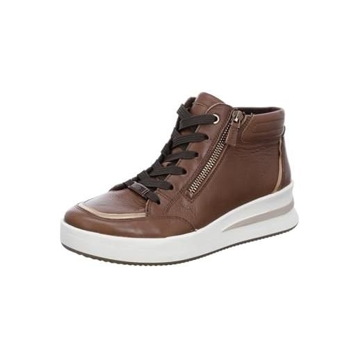 ARA lazio 2.0, sneaker mid-cut donna, nuts whisky, 41 eu