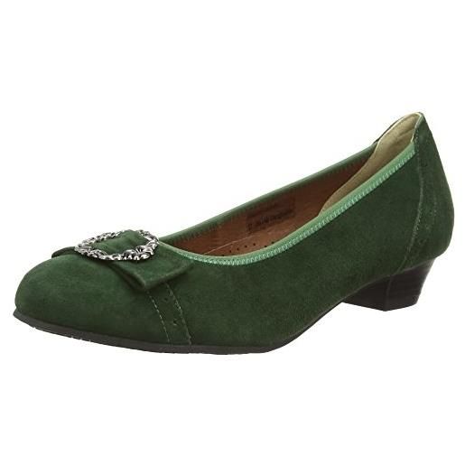 Hirschkogel 3009220, scarpe décolleté donna, abete verde 147, 37 eu