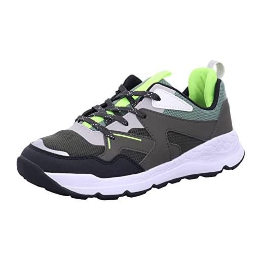 Superfit free ride, scarpe da ginnastica, verde chiaro 7000, 34 eu