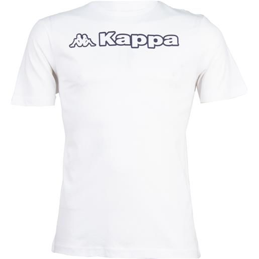 Kappa t-shirt Kappa girocollo in puro cotone con logo e scritta