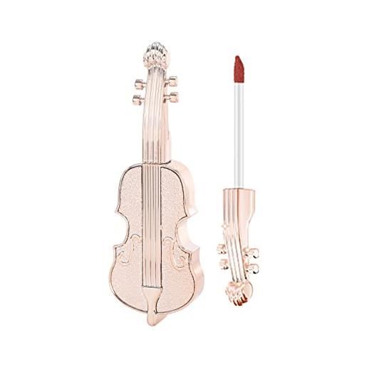 Generic rossetto a lunga durata, in velluto, rossetto per violino unico, impermeabile, durevole, con confezione regalo lls153
