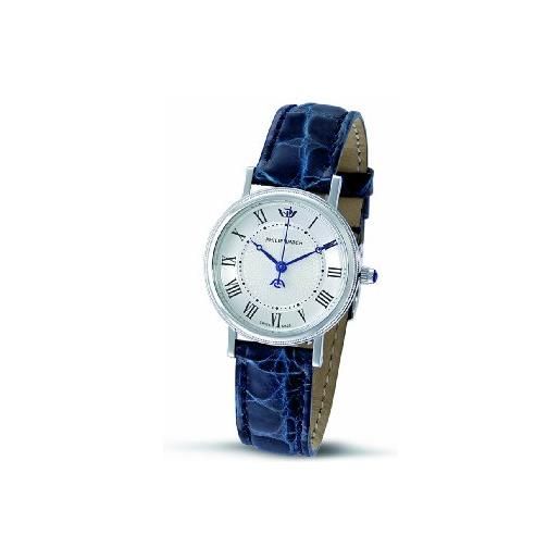 Philip Watch r8251102535 - orologio da polso da donna, cinturino in pelle colore blu