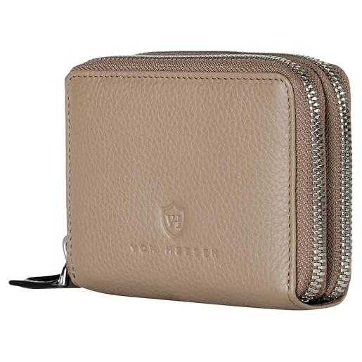 Agenda/portafoglio Saffiano Compact Zip Rosa Cipria su