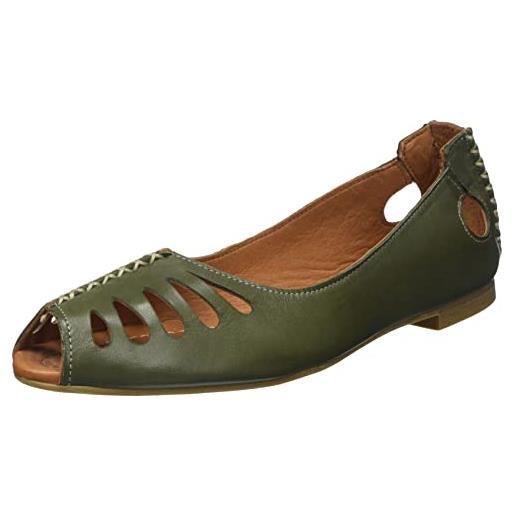 Piazza 830011-07, scarpe décolleté donna, verde, 36 eu