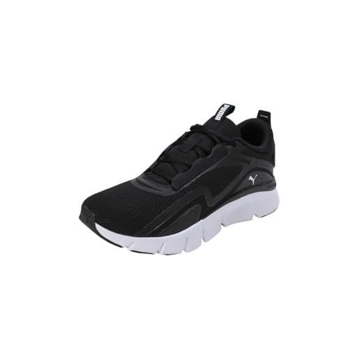 PUMA flexfocus lite, scarpe da ginnastica unisex-adulto, black, colore: bianco, 40.5 eu