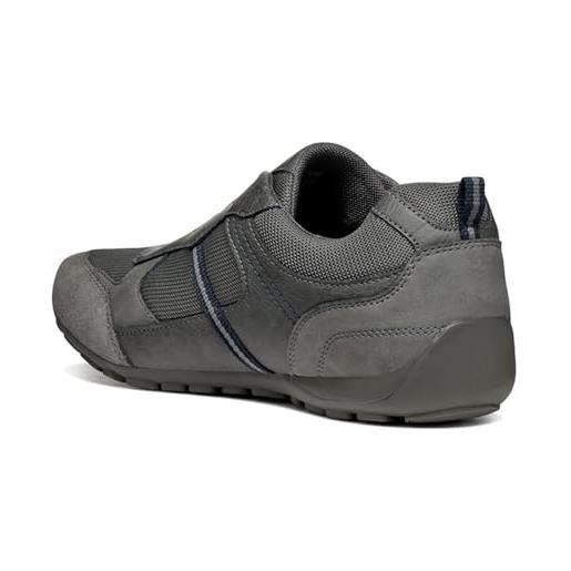 Geox u ravex b, scarpe da ginnastica uomo, grigio, 43 eu