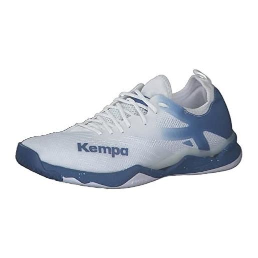 Kempa wing lite 2.0, pantofole per pallamano uomo, weiß classic blau, 42.5 eu