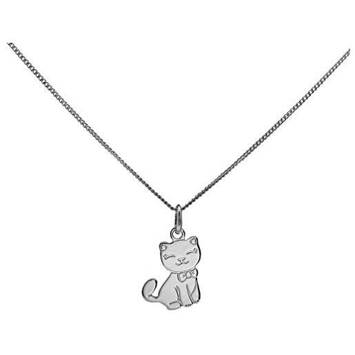 Collana gatto in argento sterling in ciondolo luna gatto in argento  intagliato collana wiccan ciondolo gatto spirito -  Italia