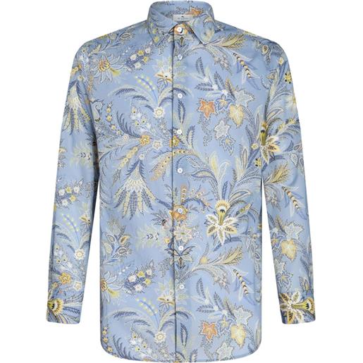 ETRO camicia con stampa paisley - blu