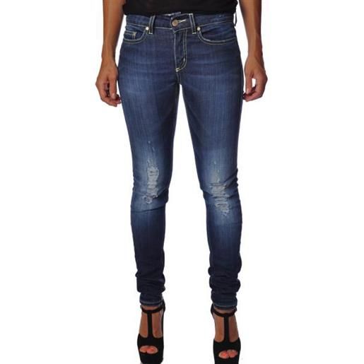 Dondup jeans gamba molto stretta vita alta elasticizzato