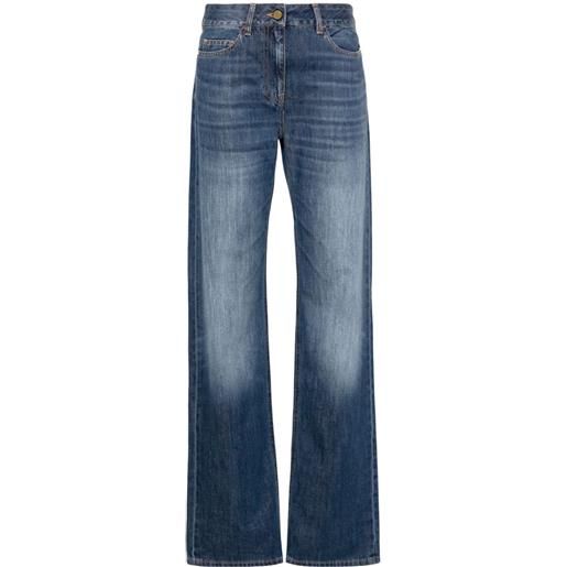 Elisabetta Franchi jeans a gamba ampia - blu