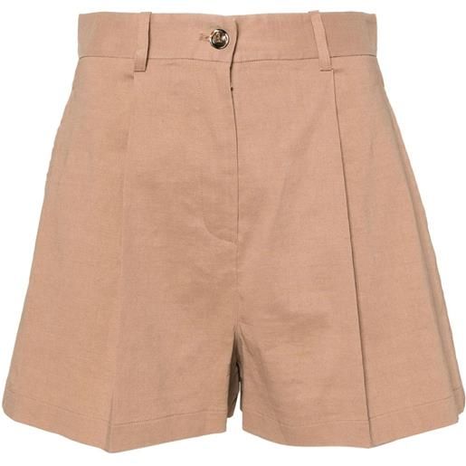 PINKO shorts sartoriali - marrone