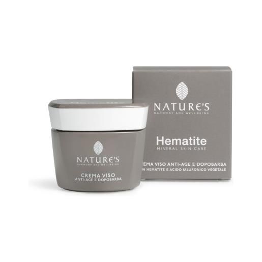 NATURE'S PLUS nature's hematite crema viso antiage e dopobarba 50ml