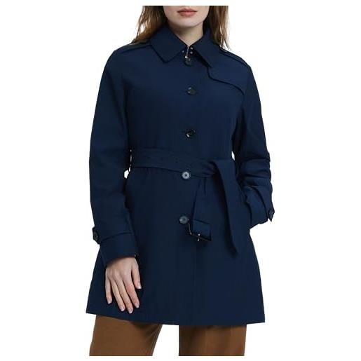OROLAY trench da donna con cintura soprabito classico antivento giacche da esterno sottili con ampio risvolto marina militare xl
