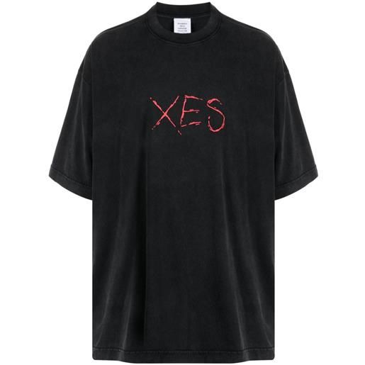 VETEMENTS t-shirt xes - nero