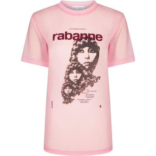 Rabanne t-shirt visconti - rosa