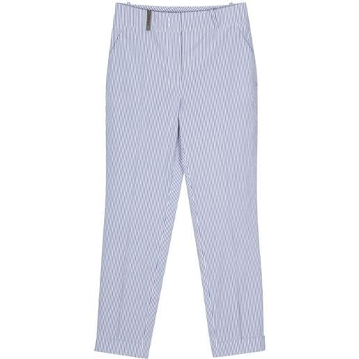 Peserico pantaloni sartoriali 4718 - blu