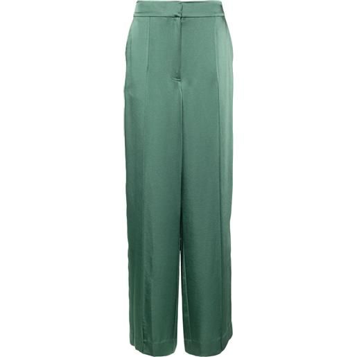 Simkhai pantaloni a gamba ampia kyra - verde