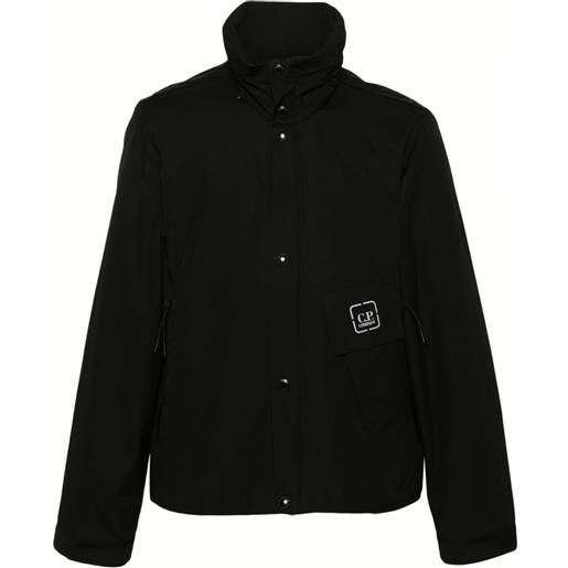 C.P. Company giacca shell-r con cappuccio - nero