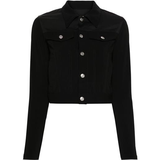 MM6 Maison Margiela giacca con zip - nero