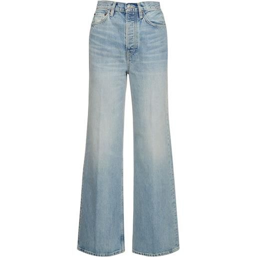 RE/DONE jeans larghi vita alta 70's in cotone