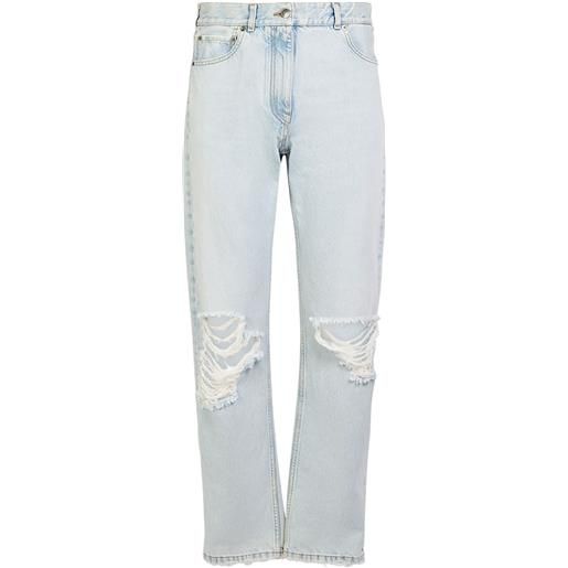 THE ROW jeans burted jean distressed