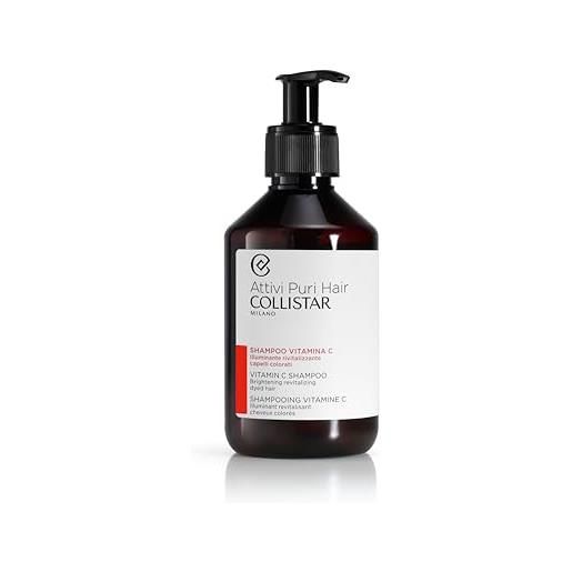 Collistar attivi puri hair, vitamina c shampoo illuminante, 250 ml