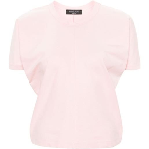 Fabiana Filippi t-shirt con maniche a pipistrello - rosa