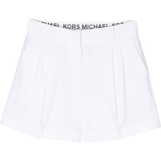 Michael Michael Kors shorts con pieghe - bianco