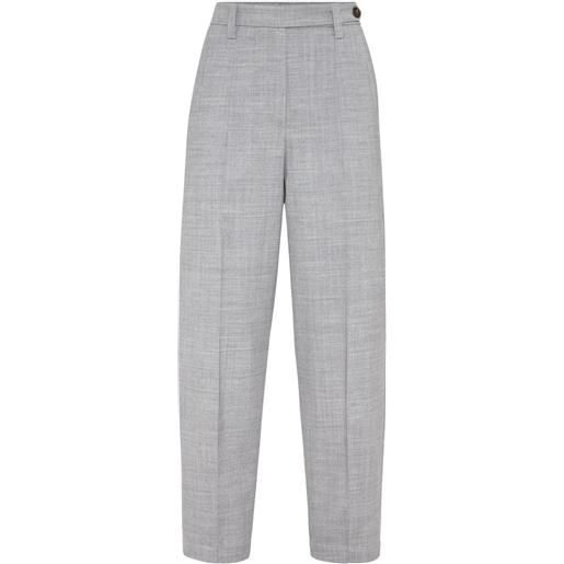 Brunello Cucinelli pantaloni sartoriali affusolati - grigio