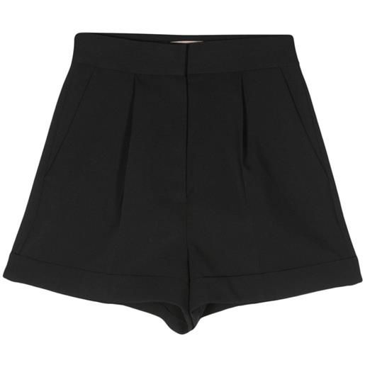 TWINSET shorts sartoriali - nero