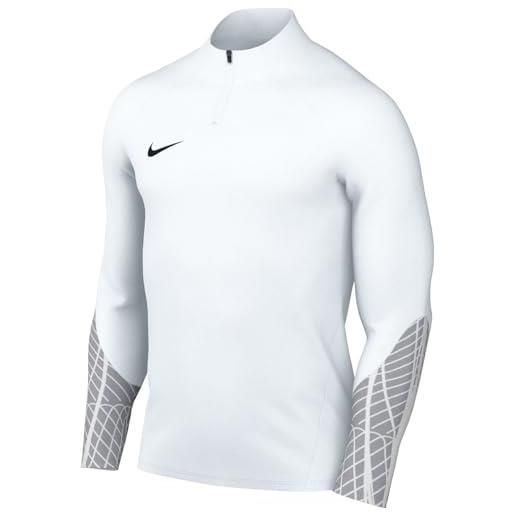 Nike uomo maglia a maniche lunghe m nk df strk23 top ss, bianco/grigio lupo/bianco/nero, dr2294-100, xl