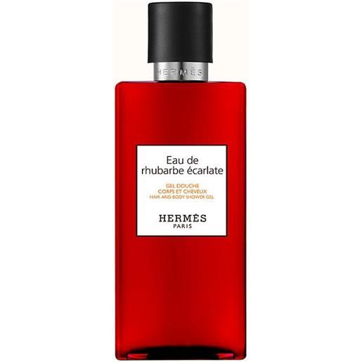 Hermes eau de rhubarbe écarlate gel doccia per corpo e capelli 200ml