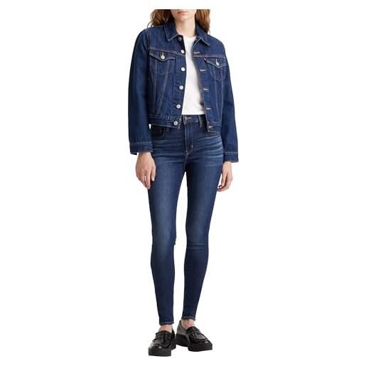 Levi's 720 high rise super skinny jeans, indigo daze, 27w / 30l donna