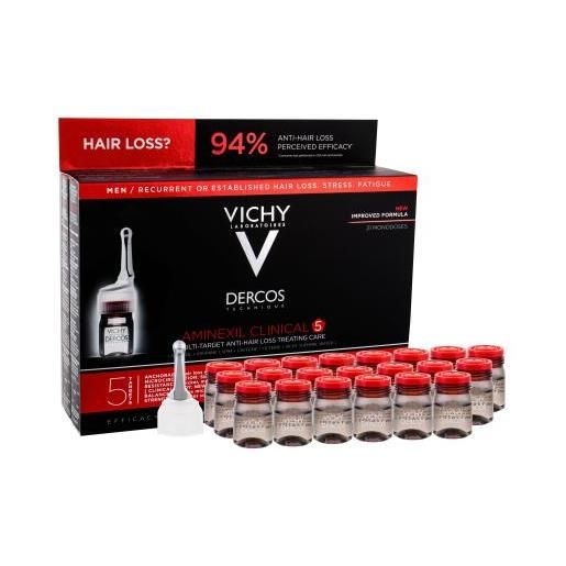 Vichy dercos aminexil clinical 5 trattamento contro la caduta dei capelli 21x6 ml per uomo