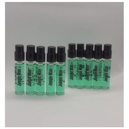 L R lr jungle man eau de parfum mini vapo - confezione da 10 flaconi spray