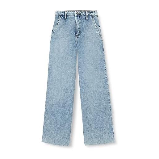 Lee utility stella a line jeans, blu, 38 it (24w/31l) donna