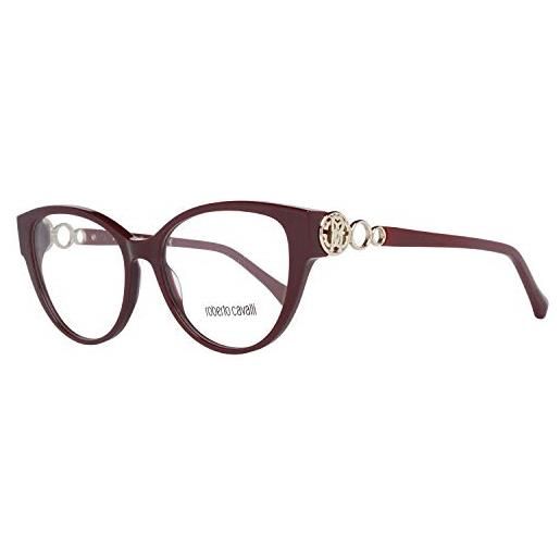 Roberto Cavalli rc5057 occhiali da sole, rosso (bordeaux luc), 54.0 unisex-adulto