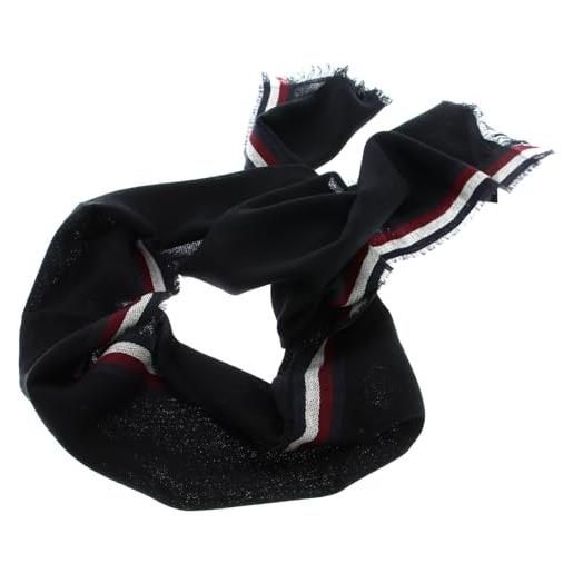 Tommy Hilfiger th corporate scarf am0am12060 sciarpe, nero (black), os uomo