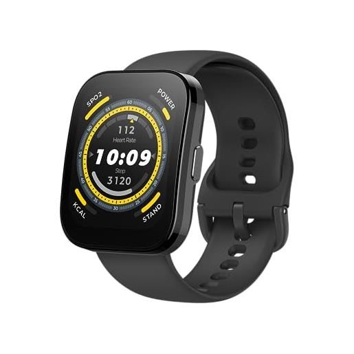 Amazfit bip 5 smartwatch, schermo grande da 1,91, chiamate bluetooth, alexa, gps, durata della batteria di 10 giorni, fitness tracker con frequenza cardiaca, monitoraggio dell'ossigeno nel sangue
