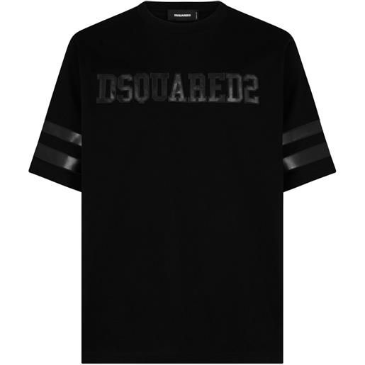Dsquared2 t-shirt con logo - nero
