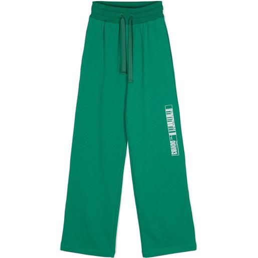 Dolce & Gabbana DGVIB3 pantaloni sportivi con stampa dgvib3 - verde