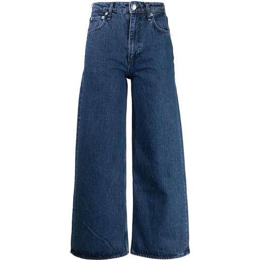 rag & bone jeans a gamba ampia andi - blu