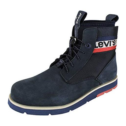 Levi's uomo stivali jax light sportswear boot navy blue, schuhe herren: 45