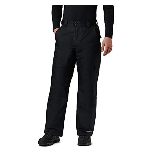 Columbia pantaloni da neve standard da uomo, nero, xl