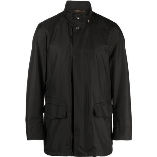 Moorer giacca con cappuccio - nero
