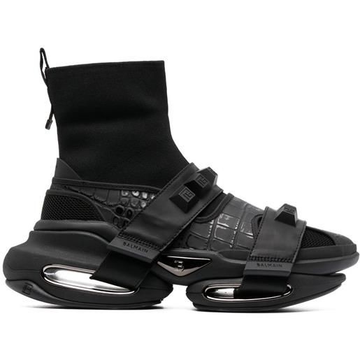 Balmain sneakers alte b-bold - nero