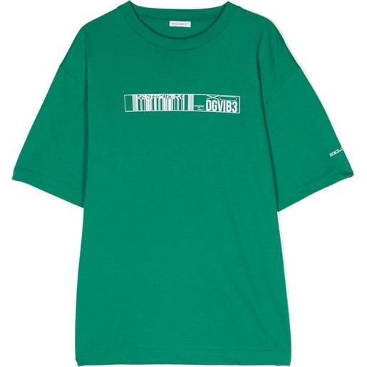 Dolce & Gabbana DGVIB3 t-shirt con stampa dgvib3 - verde