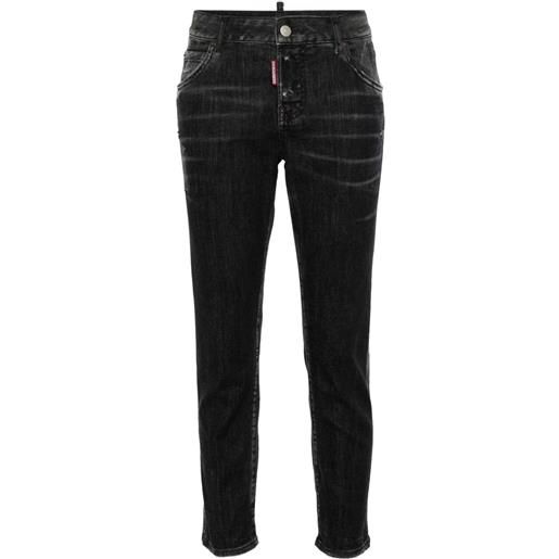 Dsquared2 jeans crop cool girl - nero