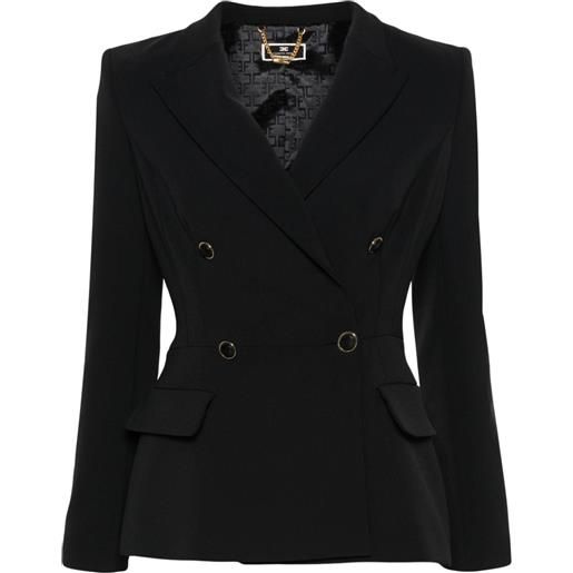 Elisabetta Franchi blazer doppiopetto - nero